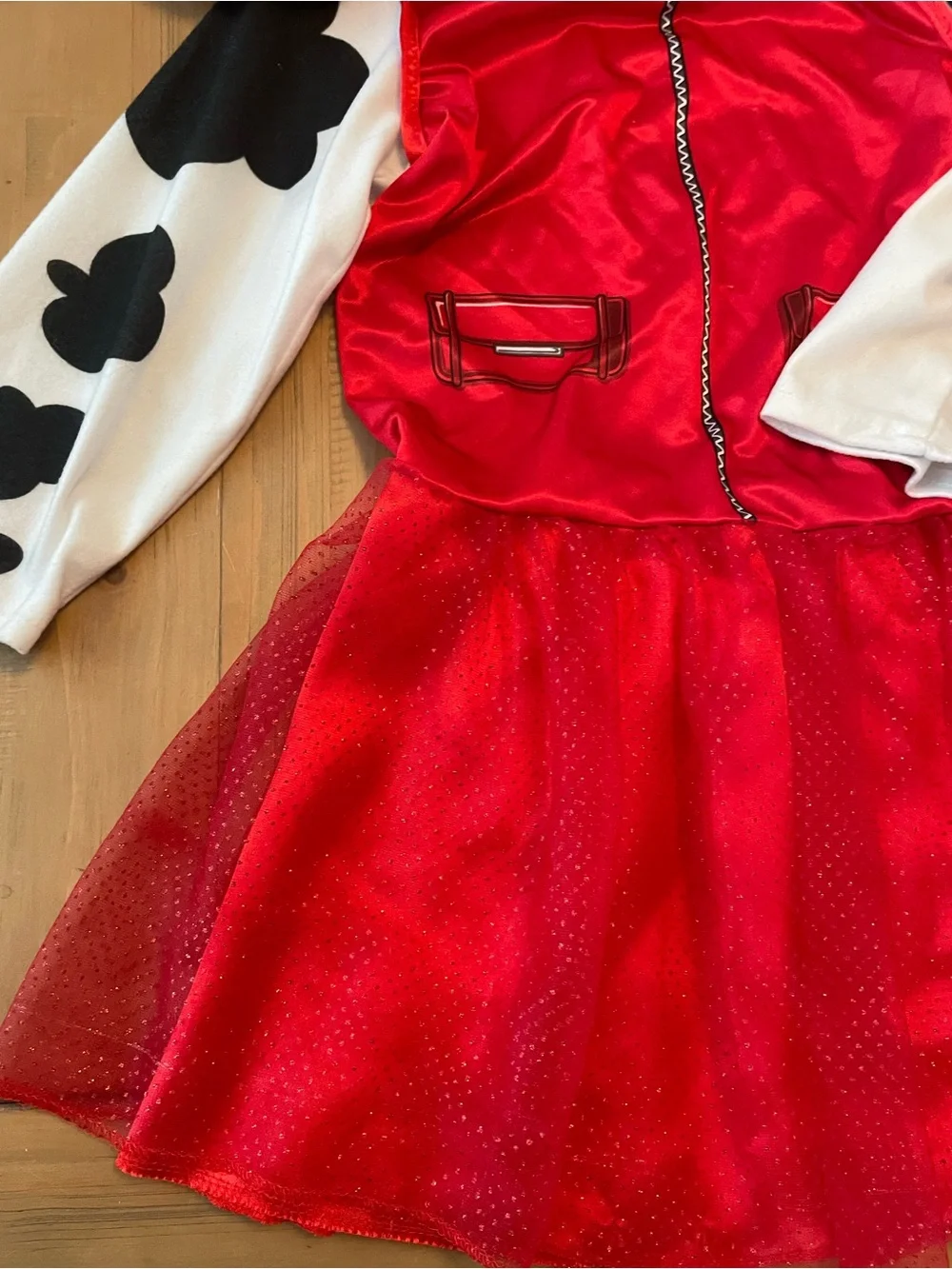 Paw Patrol Marshall Fire Pup Dress Costume with Hat and Backpack Size Medium